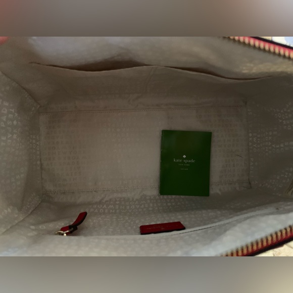 kate spade matching wallet and crossbody-optional bag in hot chili red - Picture 9 of 9